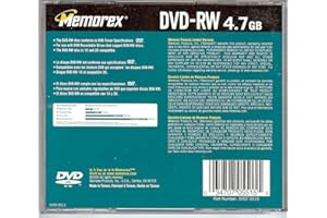 Memorex DVD-RW 4.7 GB data 1X - 2X or 120 minute video