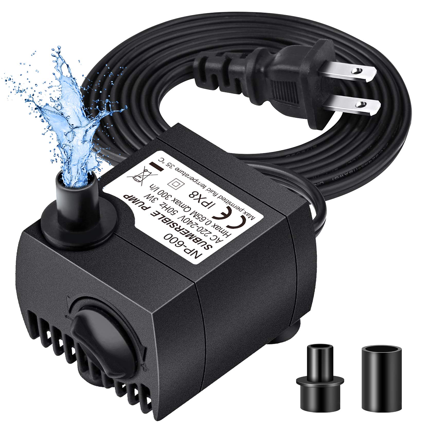 4W) Submersible Water Fountain Pump 