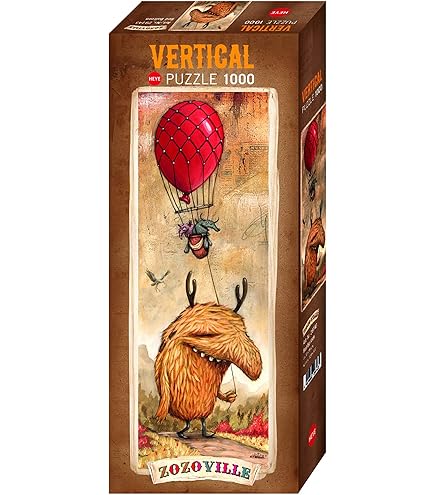 Amazon.com: Heye Road Trippin' Zozoville 2000 Piece Jigsaw Puzzles