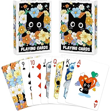 Trendcool Pokerkaart. Kaartspellen. Tafelpokerkaartspel met houten