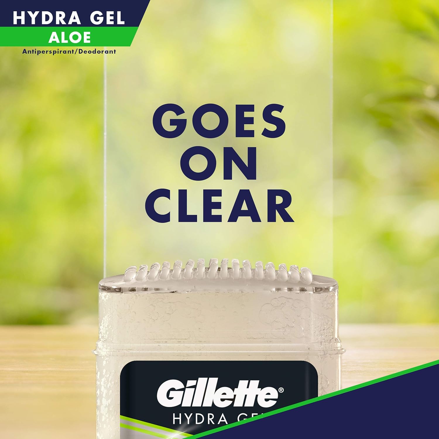 Gillette Antiperspirant Deodorant for Men, Hydra Clear Gel With Aloe, 3.8 Oz, Pack Of 3 : Beauty