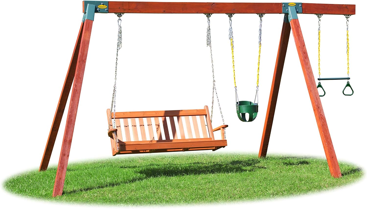 Eastern Jungle Gym Easy 1-2-3 90° A-Frame Swing Set Bracket Heavy Duty for Ez, Simple Install - DIY Swing Set Parts: Toys & Games