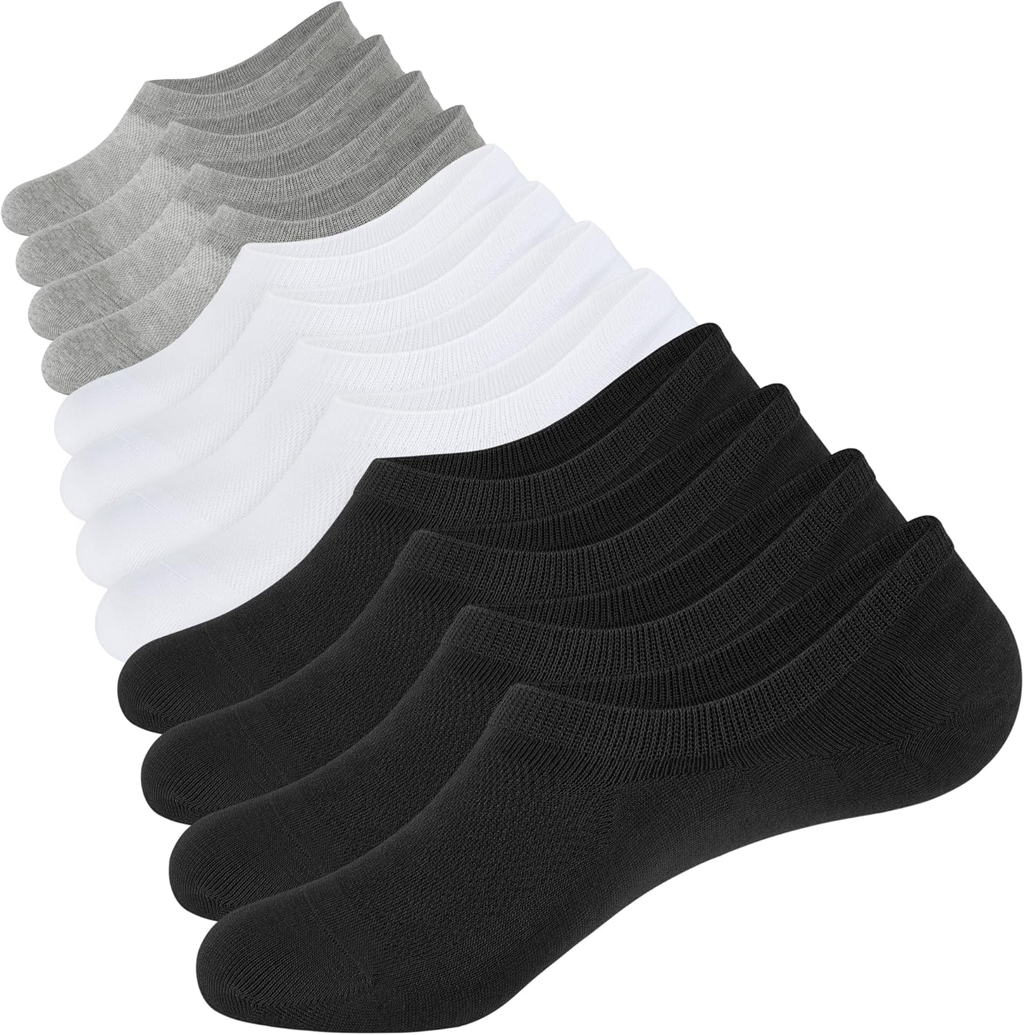 unsichtbare Herrensocken Baumwolle dünn hohe Elastizität tief geschnittene Söckchen 6 Paar - Bild 40 von 41