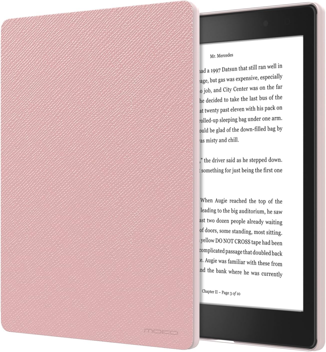 MoKo Kobo Aura One Case, Premium Ultra Compact Protective Slim Lightweight Cover Case for Kobo Aura One 7.8" Tablet/e-Reader 2016 Release, Rose Gold
