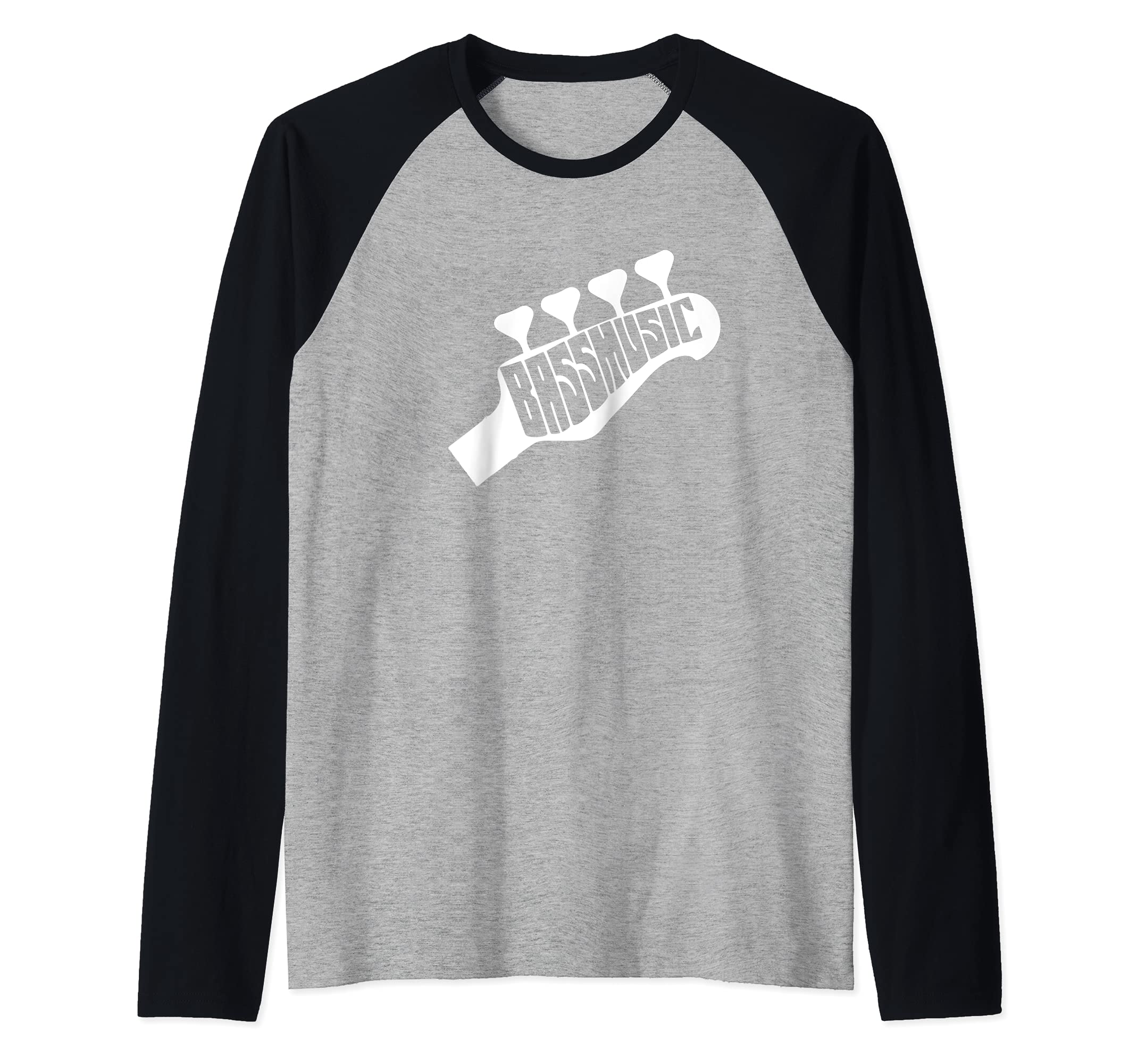 Bass Guitar Bassmusic - Bass Player Bassist Raglan Baseball Tee