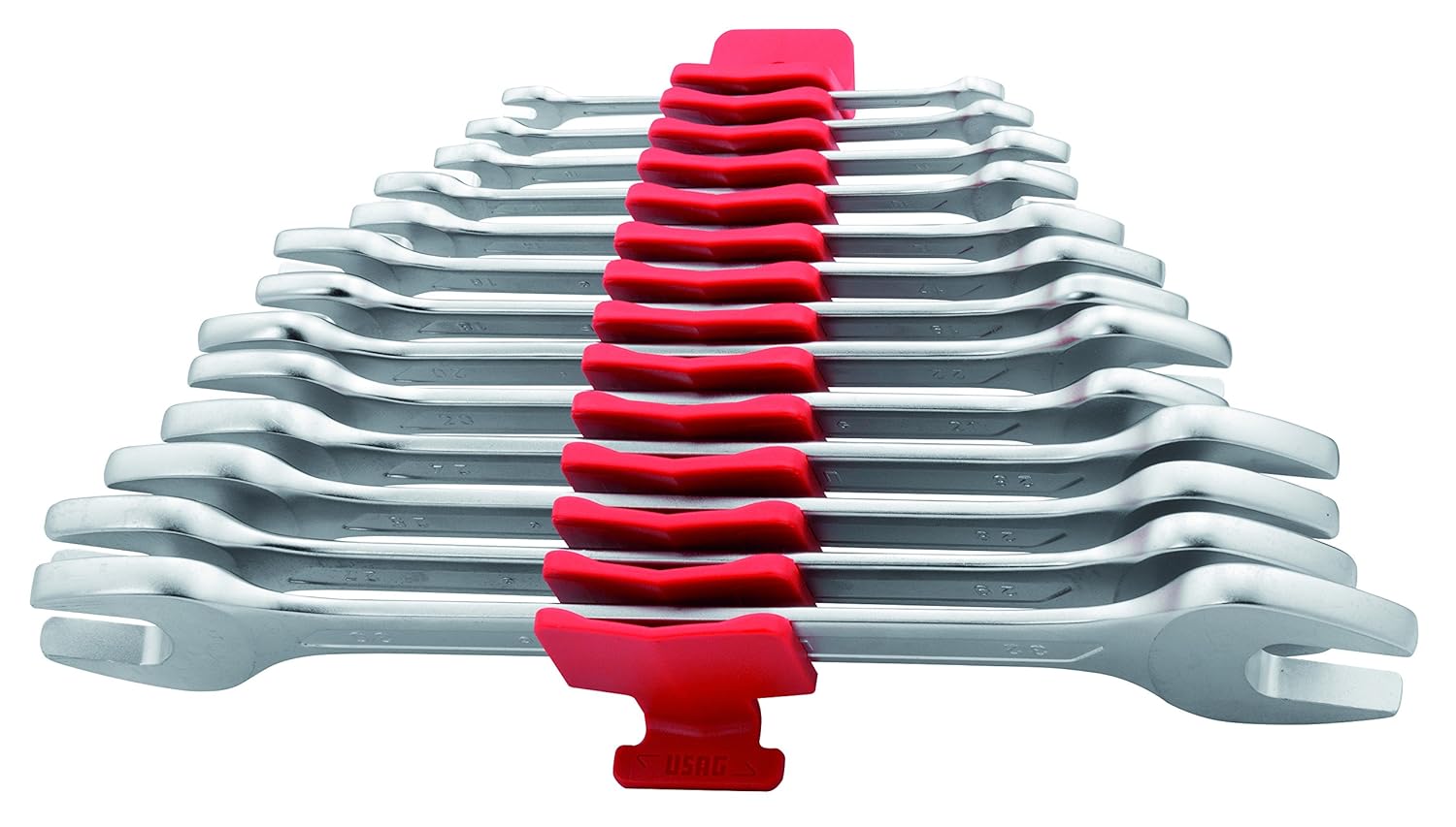 USAG U02520864 252 N/SR13 Double Ended Open Jaw Wrenches (Set of 13
