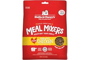 Stella & Chewy's Freeze Dried Raw Chewy’s Chicken Meal Mixers – Dog Food Topper for Small & Large Breeds – Grain Free, Protein Rich Recipe – 35 oz Bag