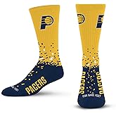 For Bare Feet NBA Unisex Kids Nba Spray Zone Crew Sock Youth