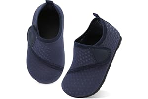 LeIsfIt Toddler Water Shoes Girls Boys Swim Beach Shoes Barefoot Aqua Socks Kids Non-Slip Water Socks