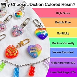 JDiction UV Resin Kit - 8 Colors, 240g Odorless