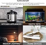 Defender Digital Timer Plug Socket 24 Hour LCD 10 On/Off 240V 13A 3120W view 3