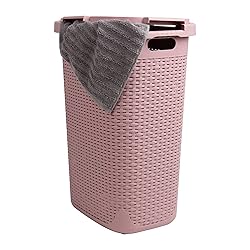 Mind Reader Slim Laundry Hamper with Lid, 60L