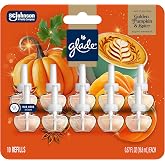 Glade PlugIns Scented Oil 2 Refills, Air Freshener, Golden Pumpkin &amp; Spice, 6.7 fl oz, Pack of 10