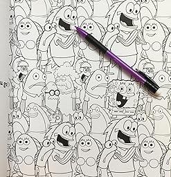 SpongeBob's Very Grown-Up Coloring Book (SpongeBob SquarePants) (Adult Coloring Book): Random ...