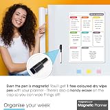The Magnet Shop TMS A4 Magnetic Weekly Planner with Dry Erase Marker Pen view 4