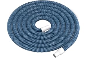 OSMOFUZE Pool Vacuum Hose, Heavy Duty Manual Swimming Pool Cleaner Hose With Swivel Cuff for Above Ground and Inground Pools, 1-1/4 Inch x 27 Ft