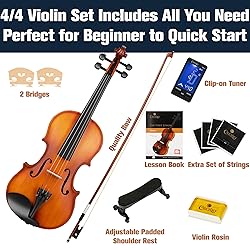 Mendini By Cecilio Violin 4/4 Full Size For