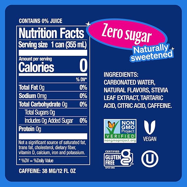 ZEVIA ZERO SUGAR SODA, CHERRY COLA, 12 OZ CANS (24-PACK) – NATURALLY SWEETENED, ZERO CALORIE SUGAR FREE SODA – NON-GMO PROJECT VERIFIED, GLUTEN-FREE, VEGAN