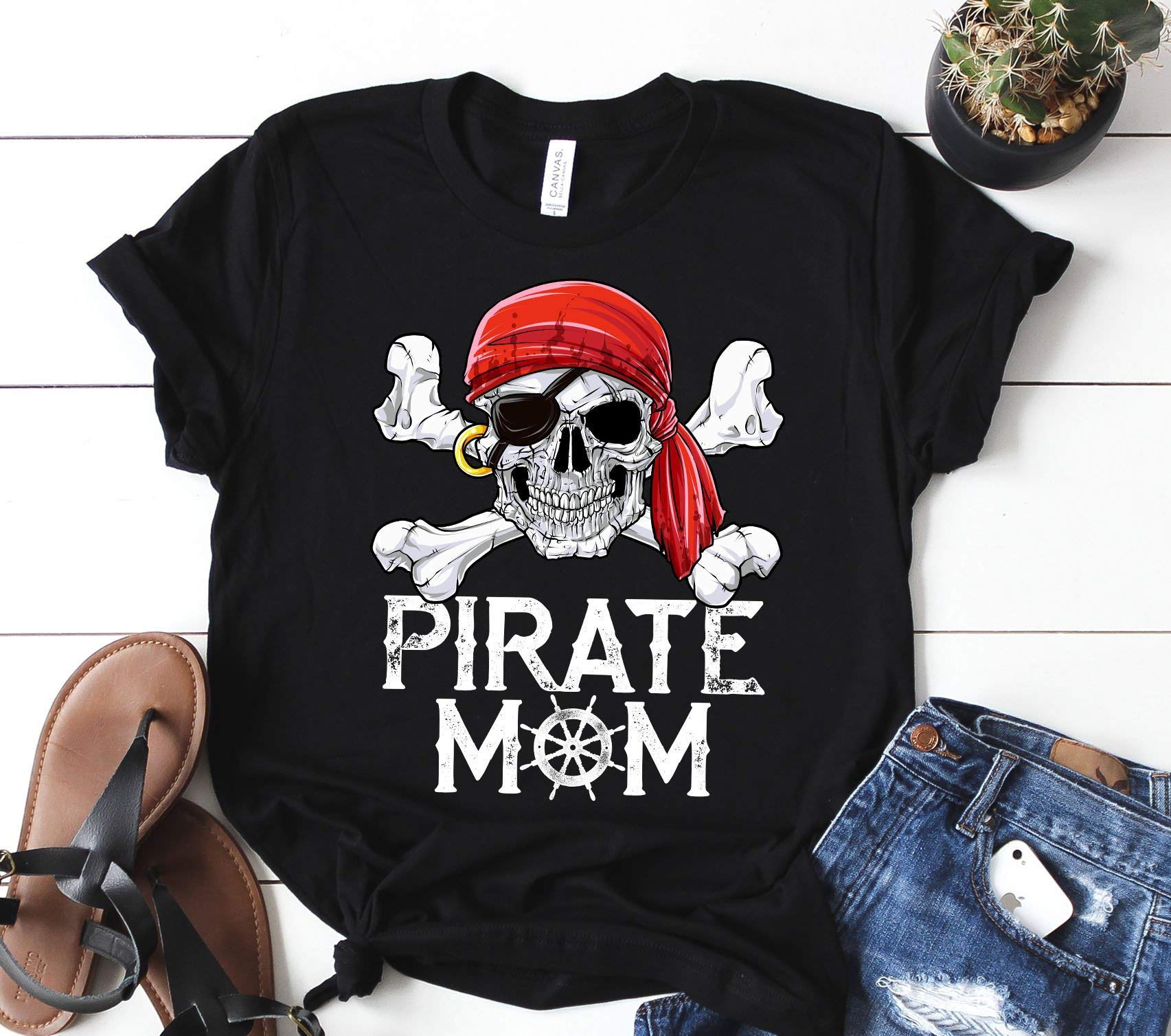 Pirate Mom Pirate Pirate Gifts Pirates Jolly Roger Tampa Gasparilla Renaissance T Shirt