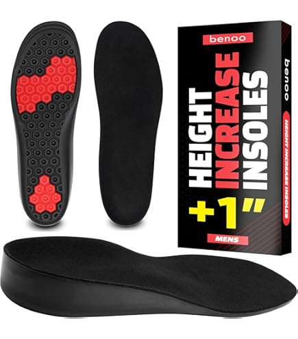 Honhoha Chaussettes Augmentant La Hauteur – 2 Inserts Silicone Invisibles 2 Cm Ou 3,5 Cm, Respirantes & Confortables Homme