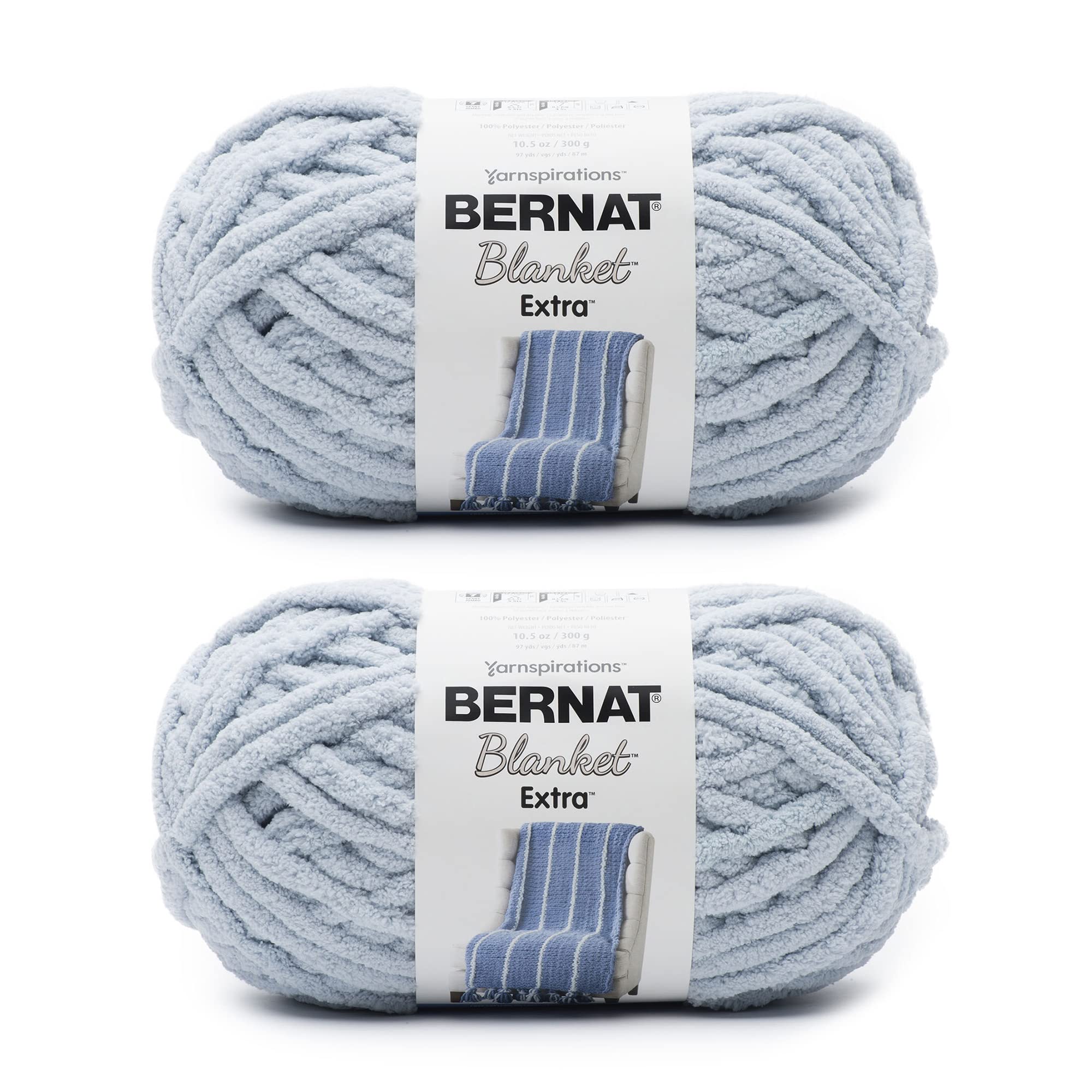 Bernat Blanket Extra Chunky Chenile Acrylic Yarn