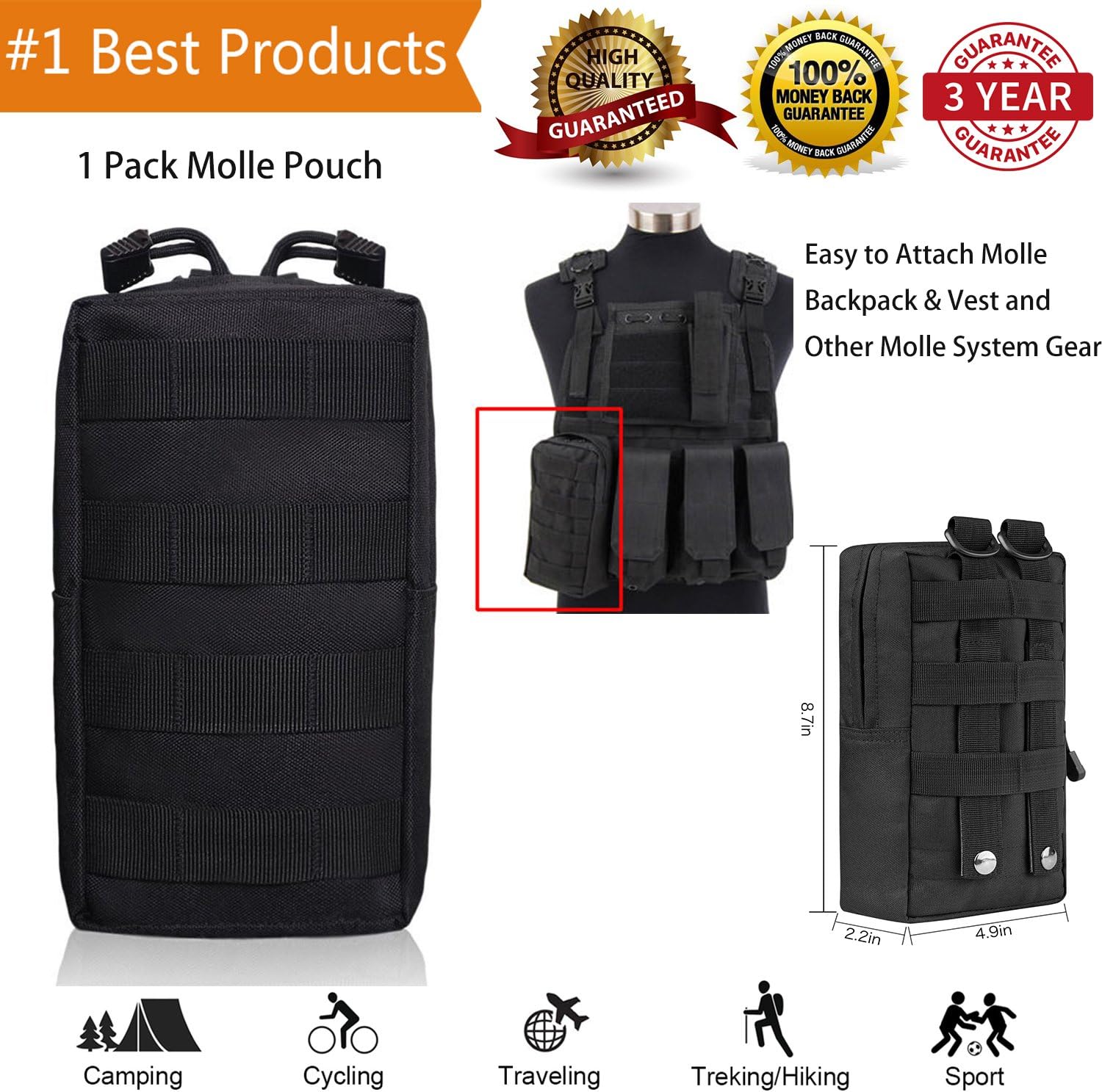 best tactical backpack accessories