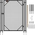 VEVOR Pool Fence Gate, 4 x 2.5 FT Pool Gate for Inground Pools, Pool Safety Fence Gate Kit with Stainless Steel Latch, Removable Child Safety Pool Fencing, Easy DIY Installation