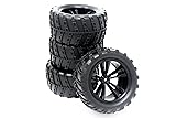 RC Essentials 4X 1/10 Stadium Truck Wheels and