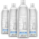 method Foaming Hand Wash Refill, Sweet Water, 28 fl oz, 4 pack | Refills Up to 3X, Hydrates &amp; Softens Skin, Designed for Gentle Everyday Cleansing