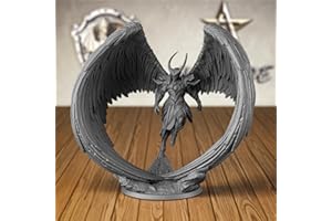 AUSPDICE Angel Fighter DND Miniatures for RPG Enthusiasts, 3D Printed War Gaming Plastic Figurine as Ideal Gift