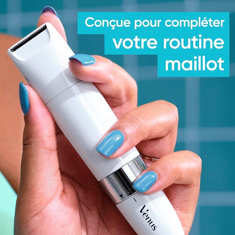 Tondeuse Intime Femme, Electrique, Blanche