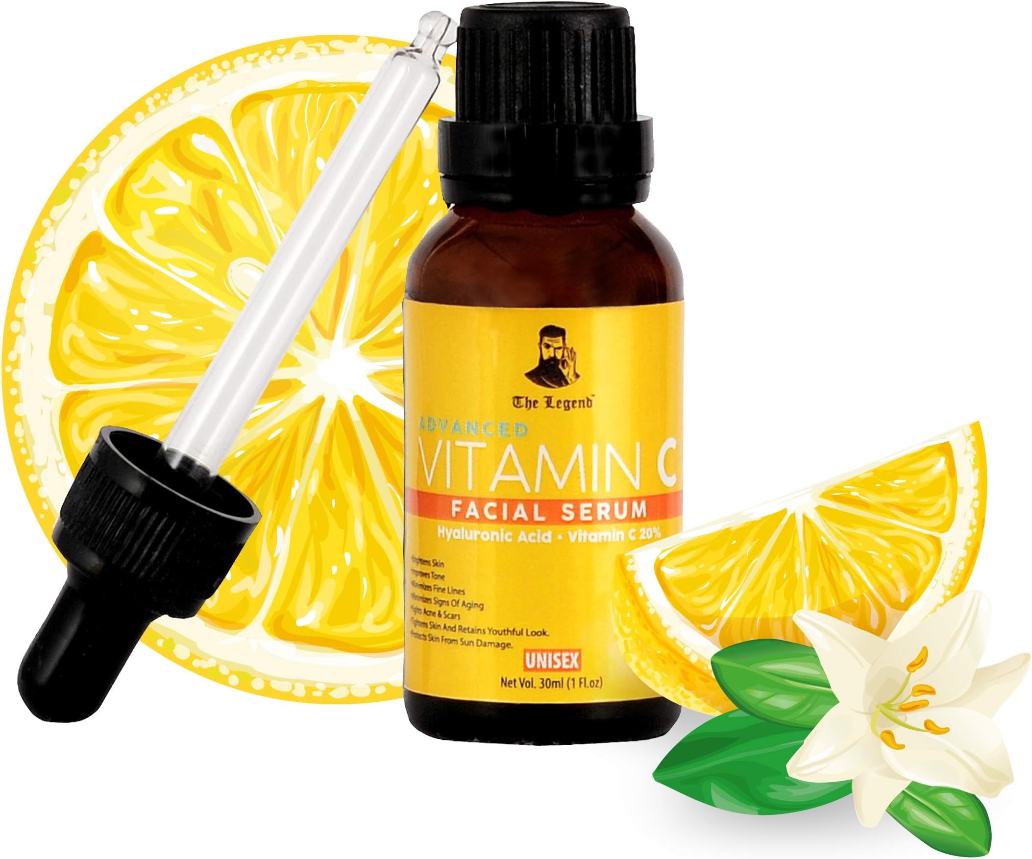 The Legend Advanced Vitamin C Facial Serum, 30 Ml