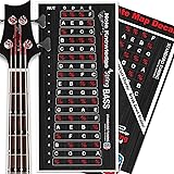 "Left-Handed" Bass Guitar Fretboard Note Map