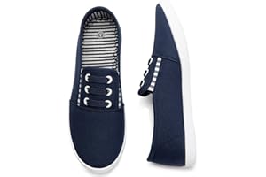 kufeiti Women's Canvas Slip On Shoes Sneakers for Women Fashion Comfortable White Black Elastic Sneakers for Women