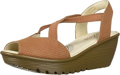 skechers slingback wedge sandals