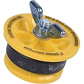Cherne 2 in Pipe Plug, Mechanical, Yellow, Natural Rubber O-ring, ABS Glass-reinforced Plates