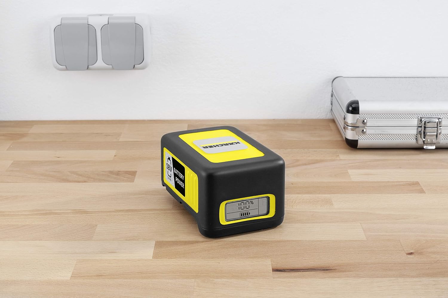 Kärcher 2.445-035.0 18 V / 5.0 Ah Rechargeable Battery, Black, Yellow, 95.0 mm*96.0 mm*142.0 mm, 18 V/5,0 Ah - Image 3