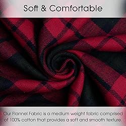 Pico Textiles 1 Yard Red and Green Tartan Plaid