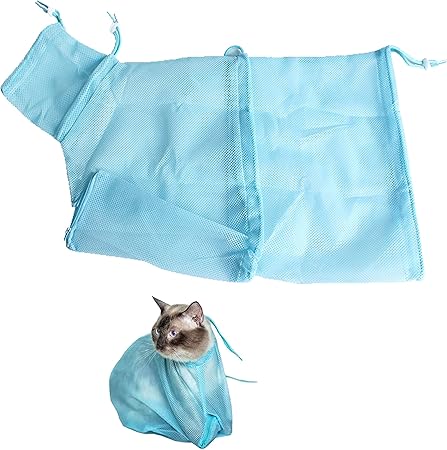 cat bath mesh bag