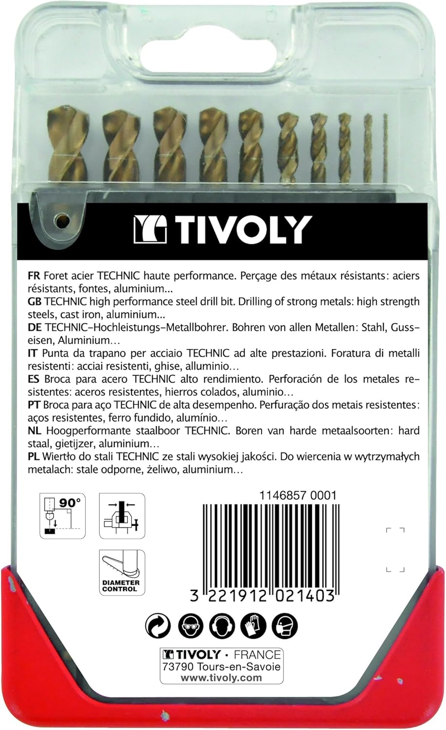 TIVOLY, High-Performance Metal Drills Set, Special Drilling for Stainless Steel and Resistant Steels - Image 5