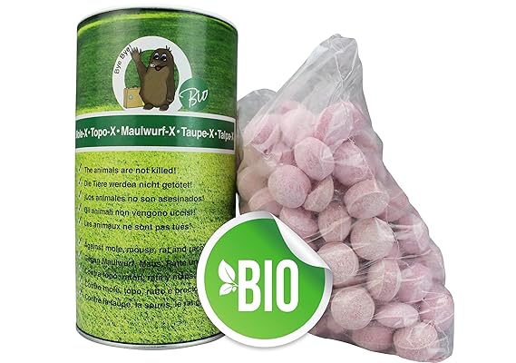 paintprofi Maulwurf-X Bio 1,15kg Maulwurfschreck, Maulwurfbekämpfung, Wühlmausschreck, Wühltierfrei, Maulwurffalle, Maulwurfs
