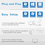 RyuuOto 1300Mbps USB WiFi Dongle Dual Band 2x5dBi Antennas Windows 11/10 view 5