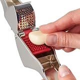 Zyliss E960013 Garlic Press Easy Release 17 cm Silver Red view 5