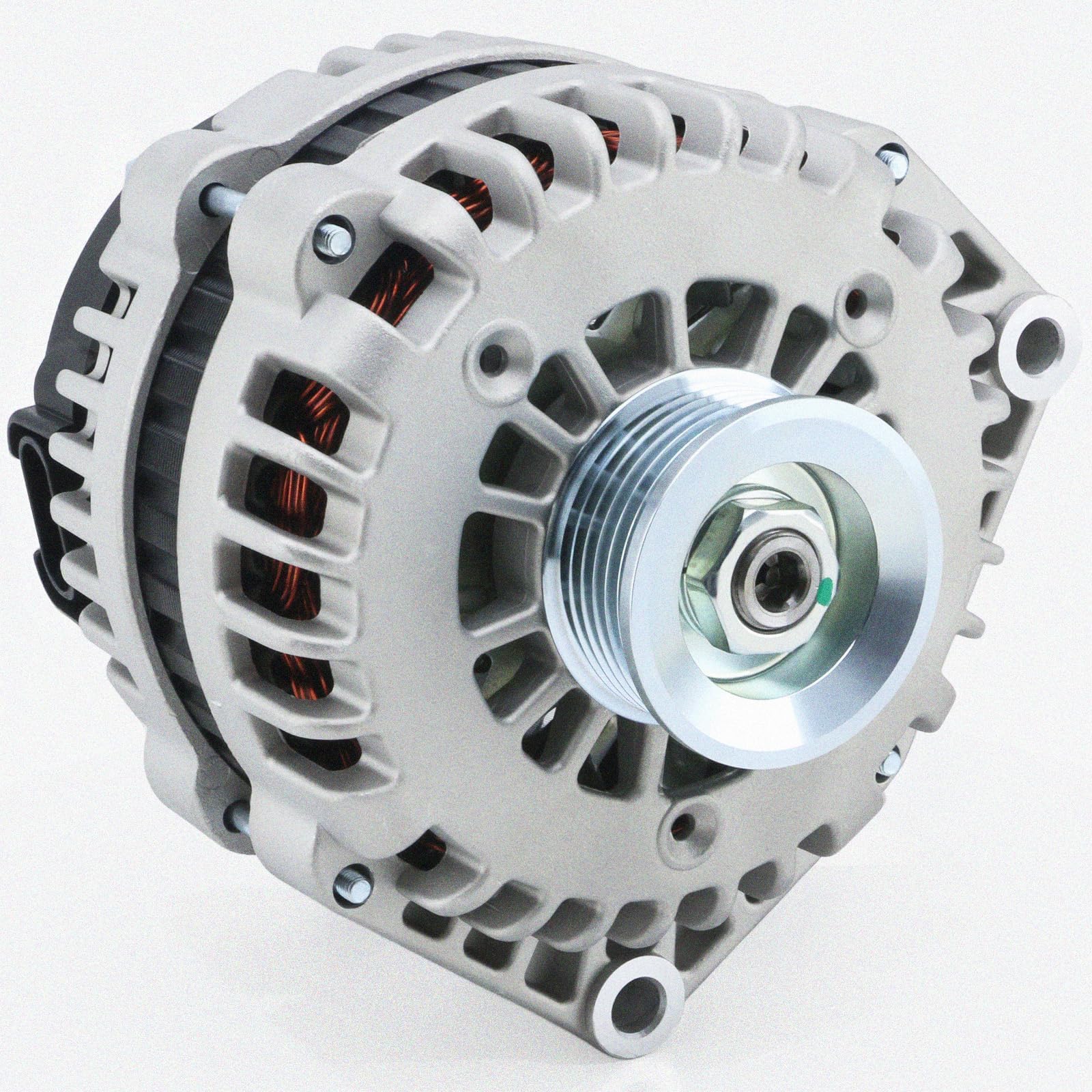 Photo 1 of Alternator High Output 253 AMP Replacement New for 2001-2004 Chevrolet Silverado Express 1500 2500, Suburba 1500 2500, GMC Sierra Savana 1500 2500 4.3 4.8 5.3 6.0 6.6 8.1L, 10464405 15263859 19244751