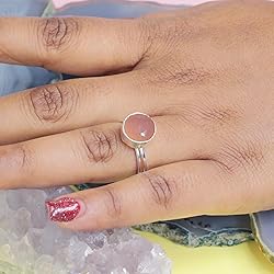 Dazzle Appeal Rose Quartz, Moonstone Round Gemstone