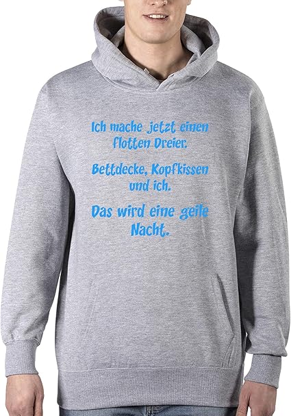 Comedy Shirts - Ich Mache jetzt einen flotten Dreier. Bettdecke