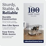 MidWest iCrate 36 Inch Two-Door Folding Dog Crate with Divider Panel view 6
