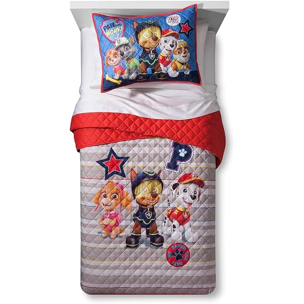 Paw Patrol Twin Full Quilt and Sham