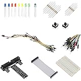 CanaKit Raspberry Pi GPIO Breakout Board / Cobbler Bundle (40-Pin T-Shaped - Assembled)