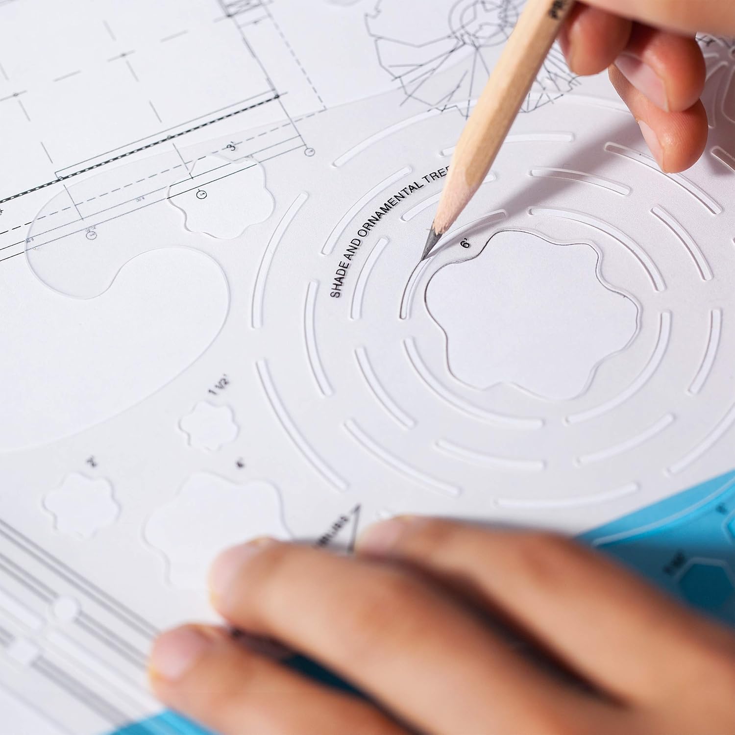 Mr. Pen- Landscape Templates, Architectural Templates, Drafting Tools, Landscaping Tools, Landscape Design Template, Drawing Template, Template Architecture, Drafting Ruler Shapes, Drawing Stencils: Arts, Crafts & Sewing
